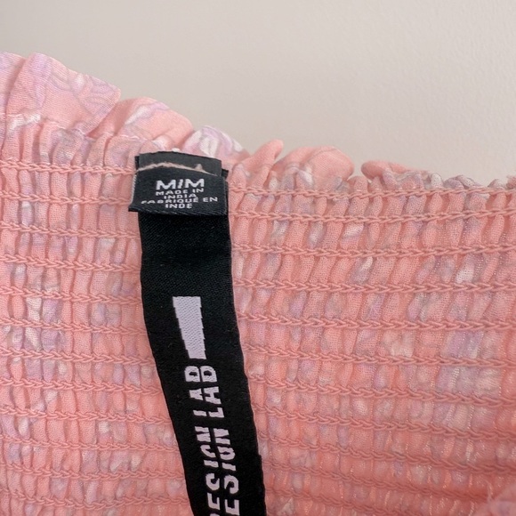 Design Lab Smocked Ruffle-Trim Babydoll Dress - Picture 6 of 6